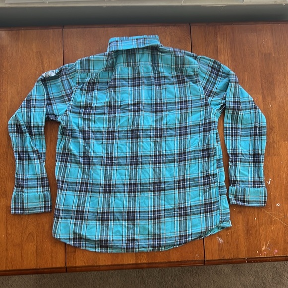 XL Blue Copper Mountain Flannel - Picture 7 of 7